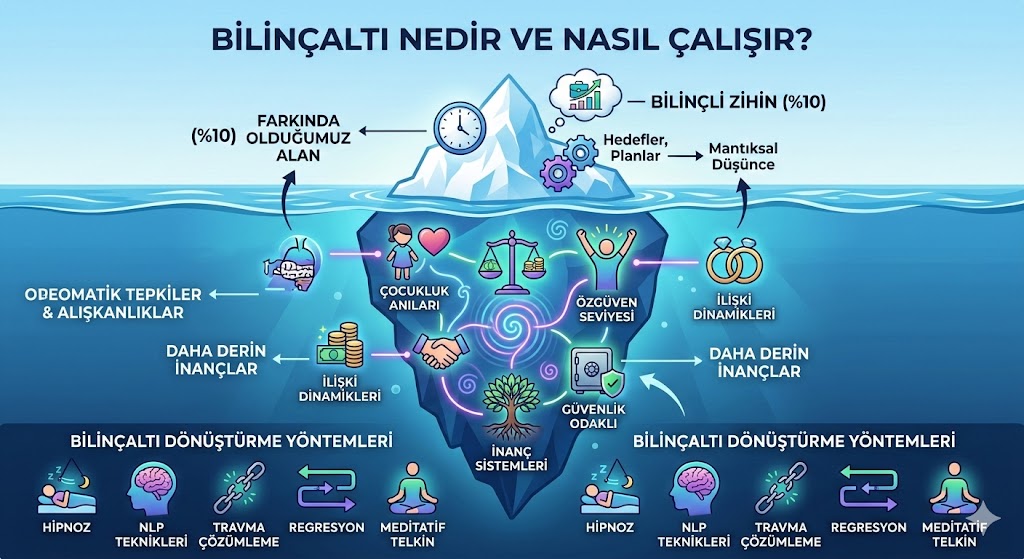 Bilinçaltı Nedir ve Nasıl Çalışır?